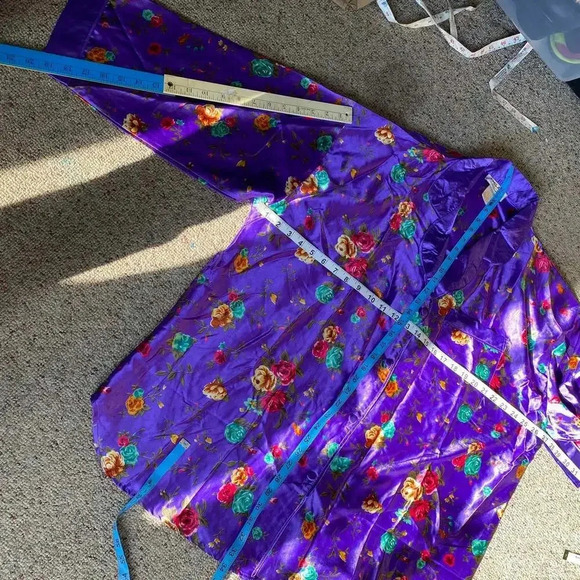 VTG Boho Amilano Intimates Floral Lightweight Casual Top Blouse Women Plus Sz 2X - Picture 3 of 5